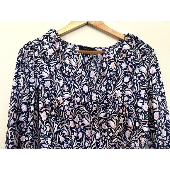 NWT J.Crew V-neck Mini Dress in Floral Fields S - Picture 12 of 16